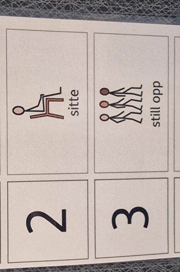 Handlingsrekke med symboler